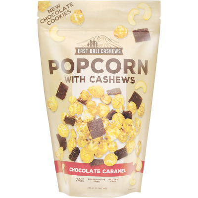 Chocolate Caramel Popcorn - With Cashews