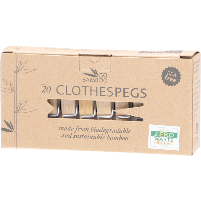 Clothes Pegs - Biodegradable Bamboo