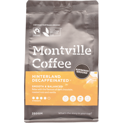 Decaf Coffee Ground (Espresso) - Hinterland Blend