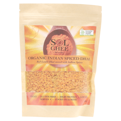 Organic Indian Spiced Dhal - Red Lentil Dhal Mix